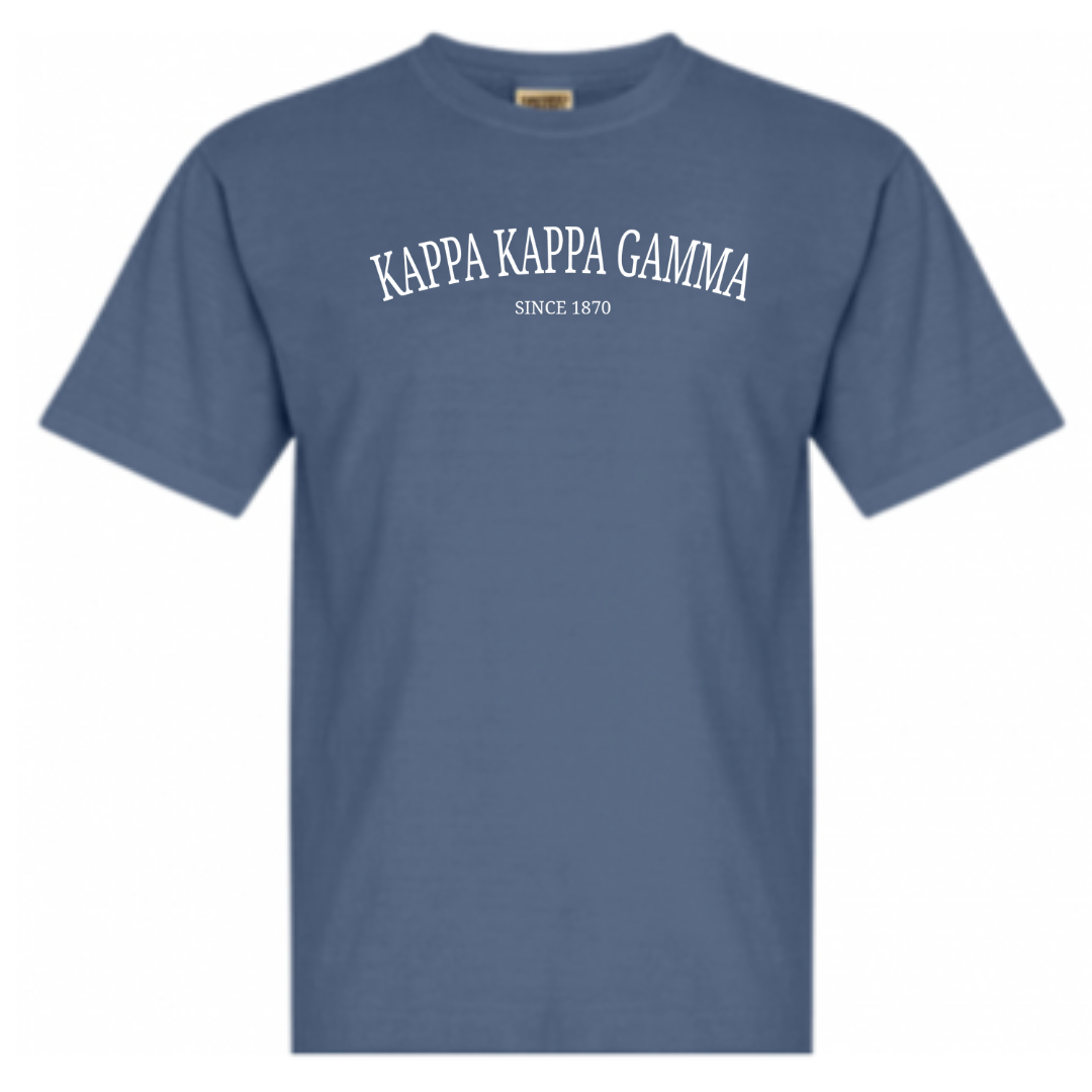 Economisch luchthaven delicatesse Kappa Kappa Gamma | Comfort Colors Tee | Since 1870 | In-Stock – Greek  Street Collective