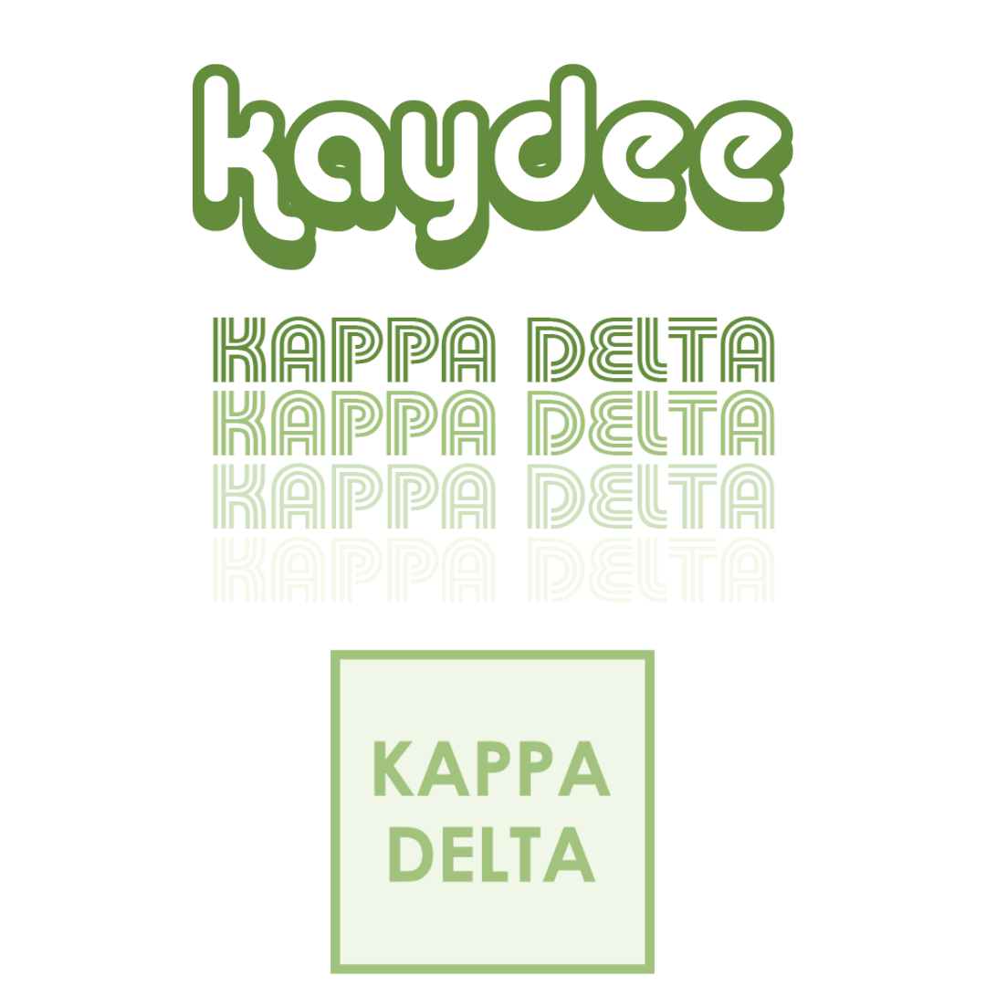 Kappa Delta Sticker 3 Pack