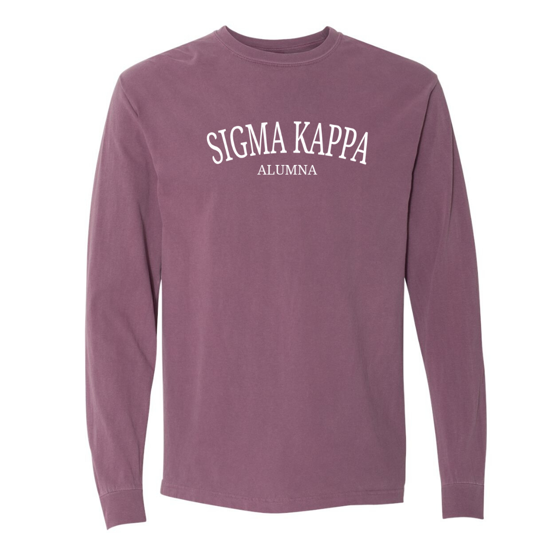 SIGMA KAPPA ブラウン トレーナー Sigma Kappa - Alpha Apparel Company