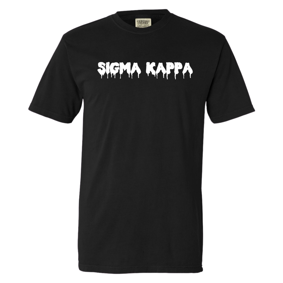 Sigma Kappa Drip Tee In Stock